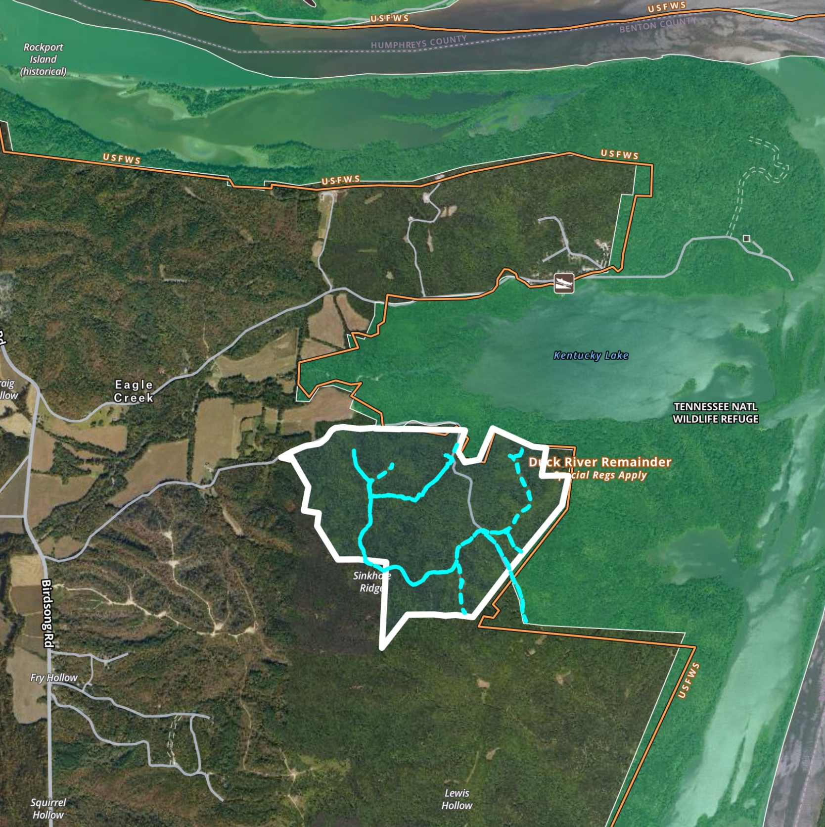 450+/ acres Benton County, Tennessee Excellent Deer & Turkey